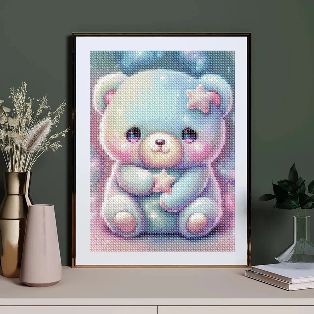 New Cute Little Bear Diamond Painting Art Picture Cartoon Animals