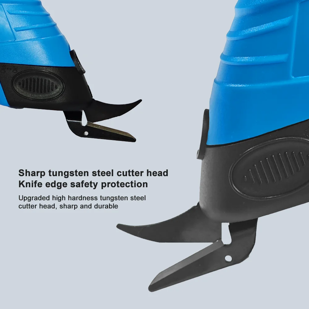 Leather Steel Scissors Tungsten Cutting Cloth Lithium Machine Tailor Blade Electric Tools Charging Sewing Portable Hand Scissor 4