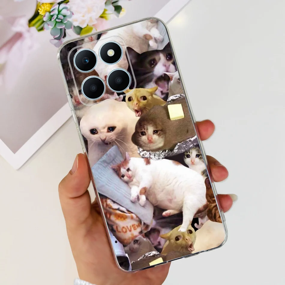 Elegant Pattern Soft Silicone TPU Phone Back Cover