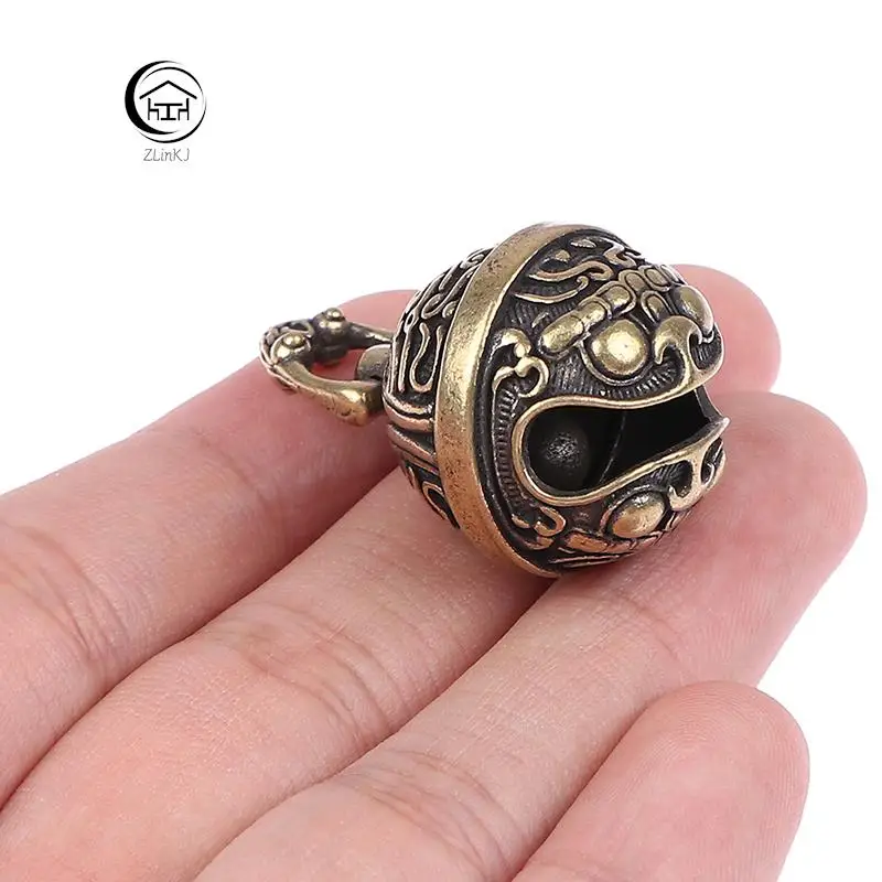 

Lucky Brass Handicraft Die Casting Drop Bell Key Car Button Wind Bell Sect Bronze Bell Creative Gift Fengshui Home Pendant