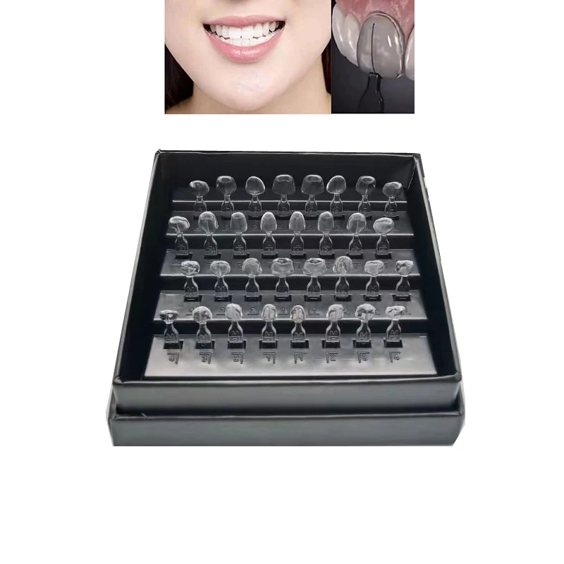 Kit Molde Espátula Carillas Dentales – Resina Compuesta, Luz LED, Dientes Anteriores