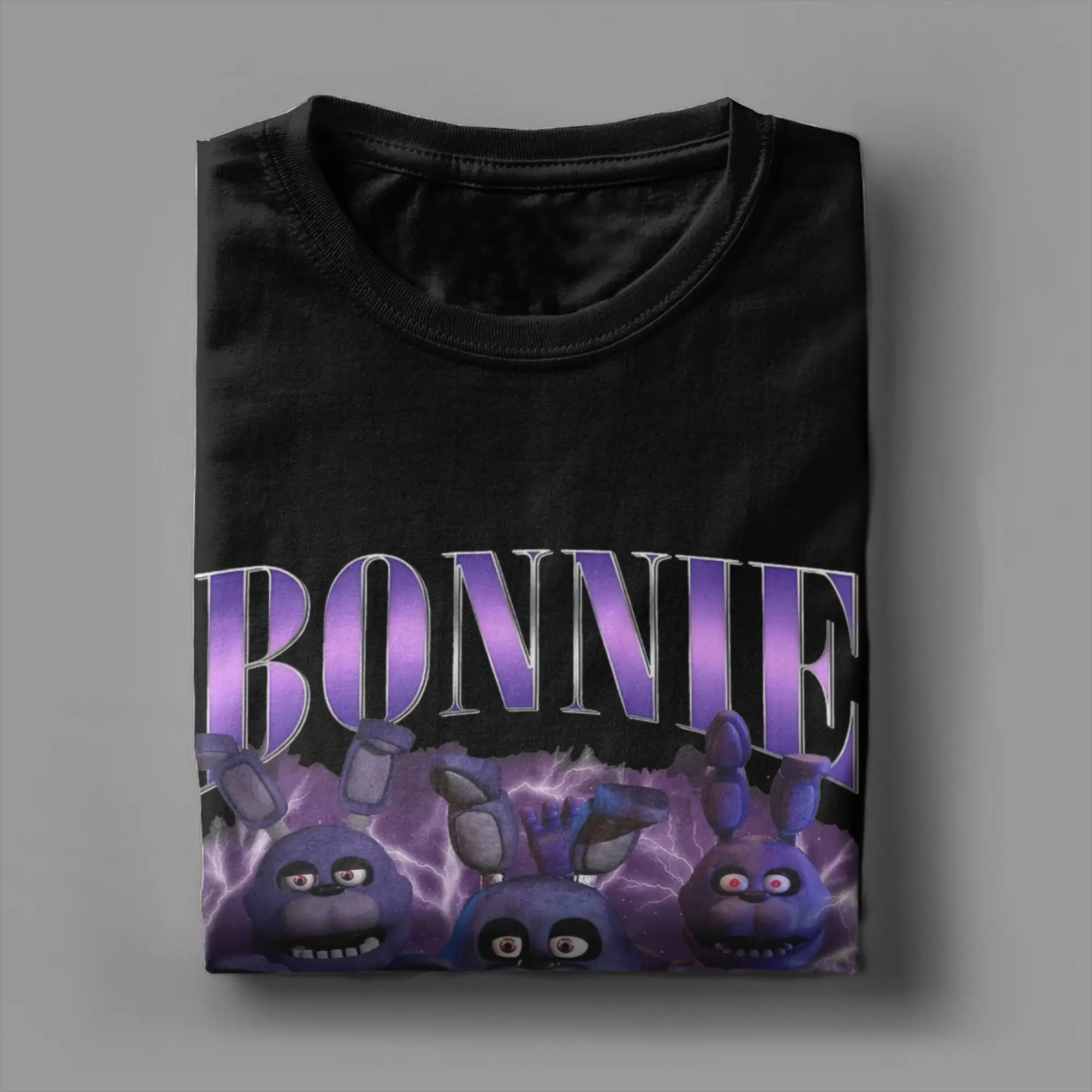 Men's Cotton Hipster Crew Neck T-Shirt – Bonnie Graphic Short Sleeve Tee