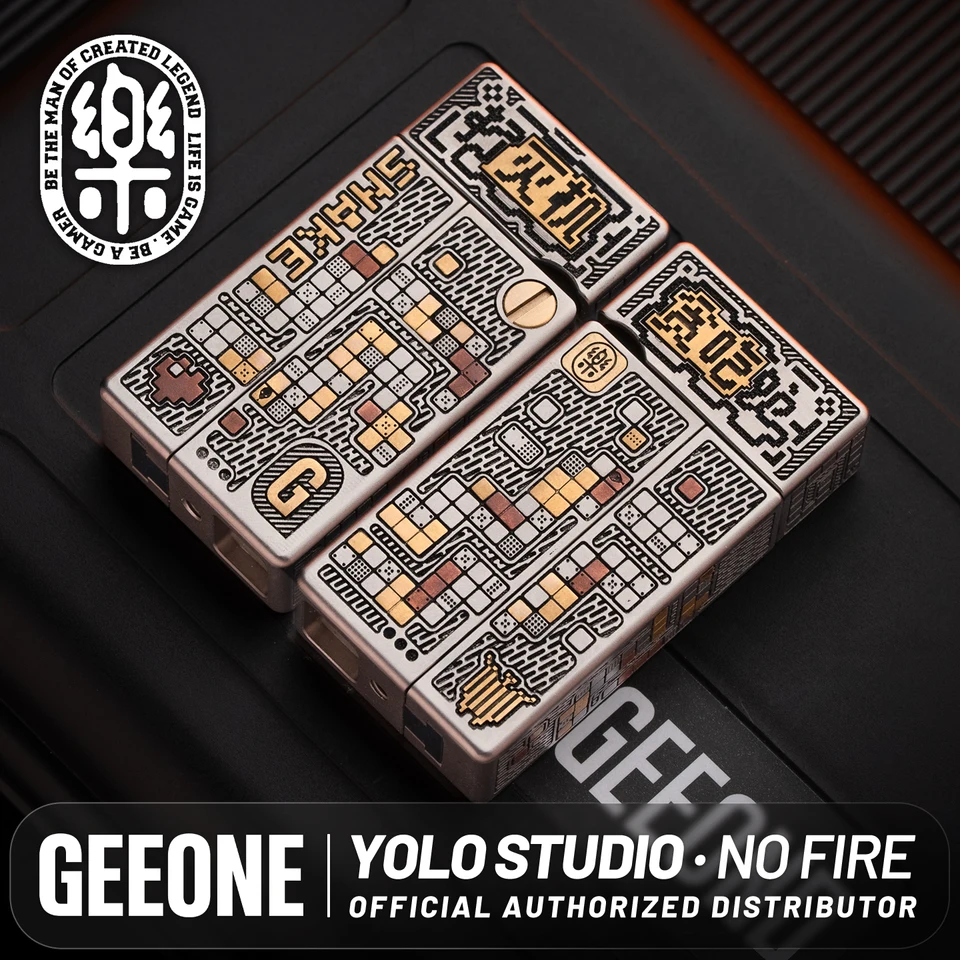 「正規品」YOLO studio EDC No fire 音叉　フィジェットトイ YOLO STUDIO NO FIRE フィジェットスライダー ライター型減圧ストレス