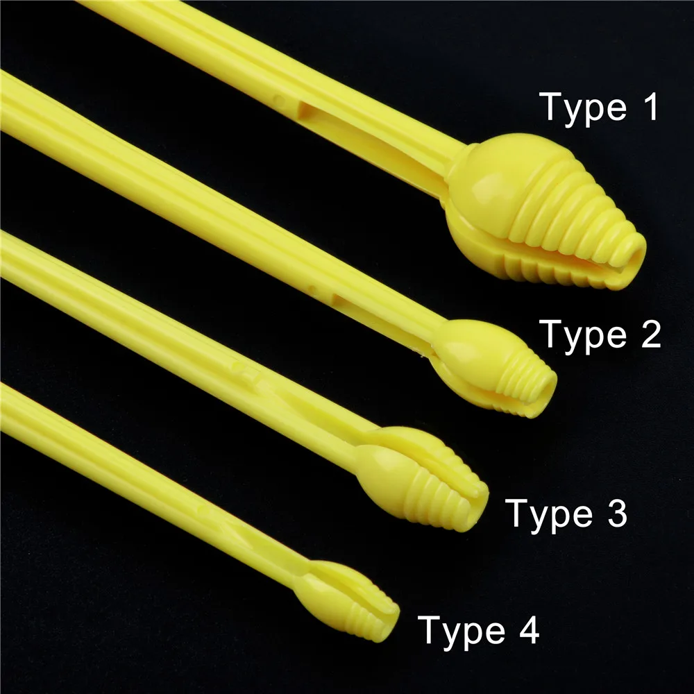 2/4Pcs Fishing Tackle Hook Remover Round Head Fishing hook Disgorger  Detacher Unhook Extractor Removal Carp fishing Tackle