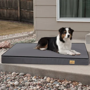 Large Orthopaedic Dog Bed Waterproof Cushion Pet Mattress 2 In 1 Pet Dog Crate
