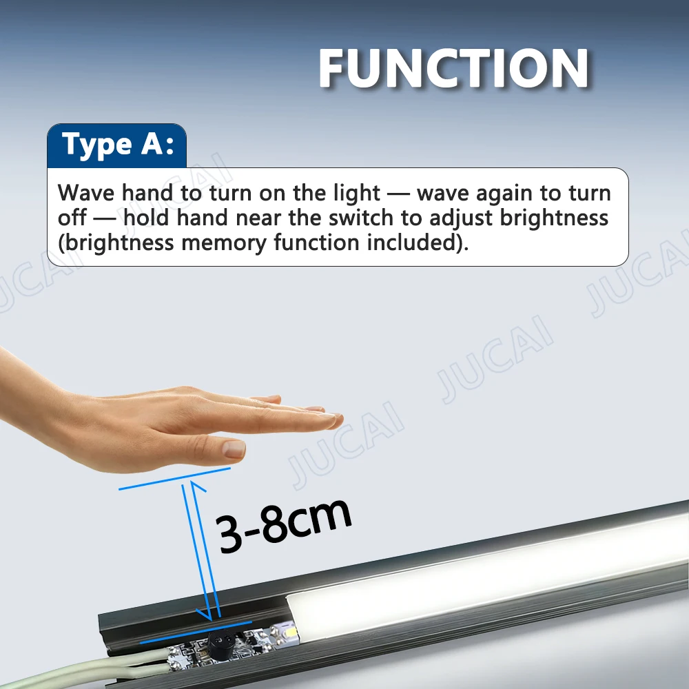 Non-Contact IR Hand Sweep Sensor Switch Module Wardrobe Short Distance Scan Sensor DC5V 12V Adjustable Switch for Light