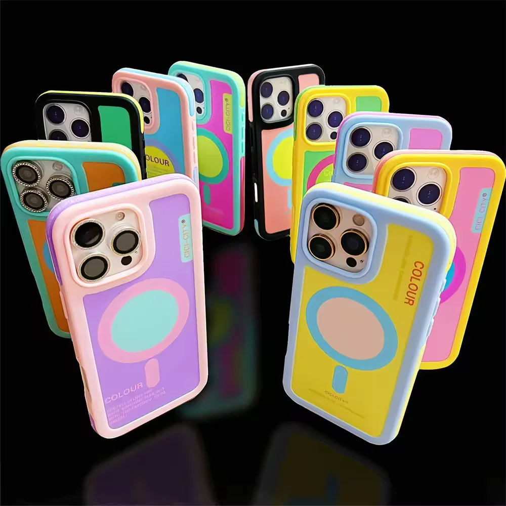 Ultra Slim MagSafe Magnetic Phone Case - Shockproof Matte PC Cover with Air Wireless Charging Compatibility