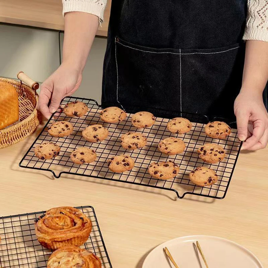 1PC kitchen grill Cooking oven Baking tools Cookie Bread Pizza Cake Cooling rack Multi-purpose stainless steel food rack Kitchen