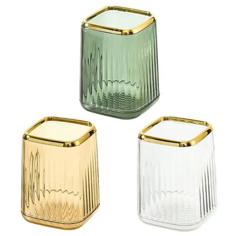 Makeup storage box 1pc Makeup brush bucket storage tube dressing table office desktop pen holder cosmetics storage box
