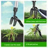 Stand Up Weed Puller Claw Tool Aluminum Alloy Weeding Head Replacement Garden Foot Pedal Digging Grass Shovel Root Remover 5
