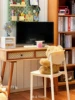 1/6 bjd ob11 miniature dollhouse furniture Mini model desk/solid wood table/double drawer table 6