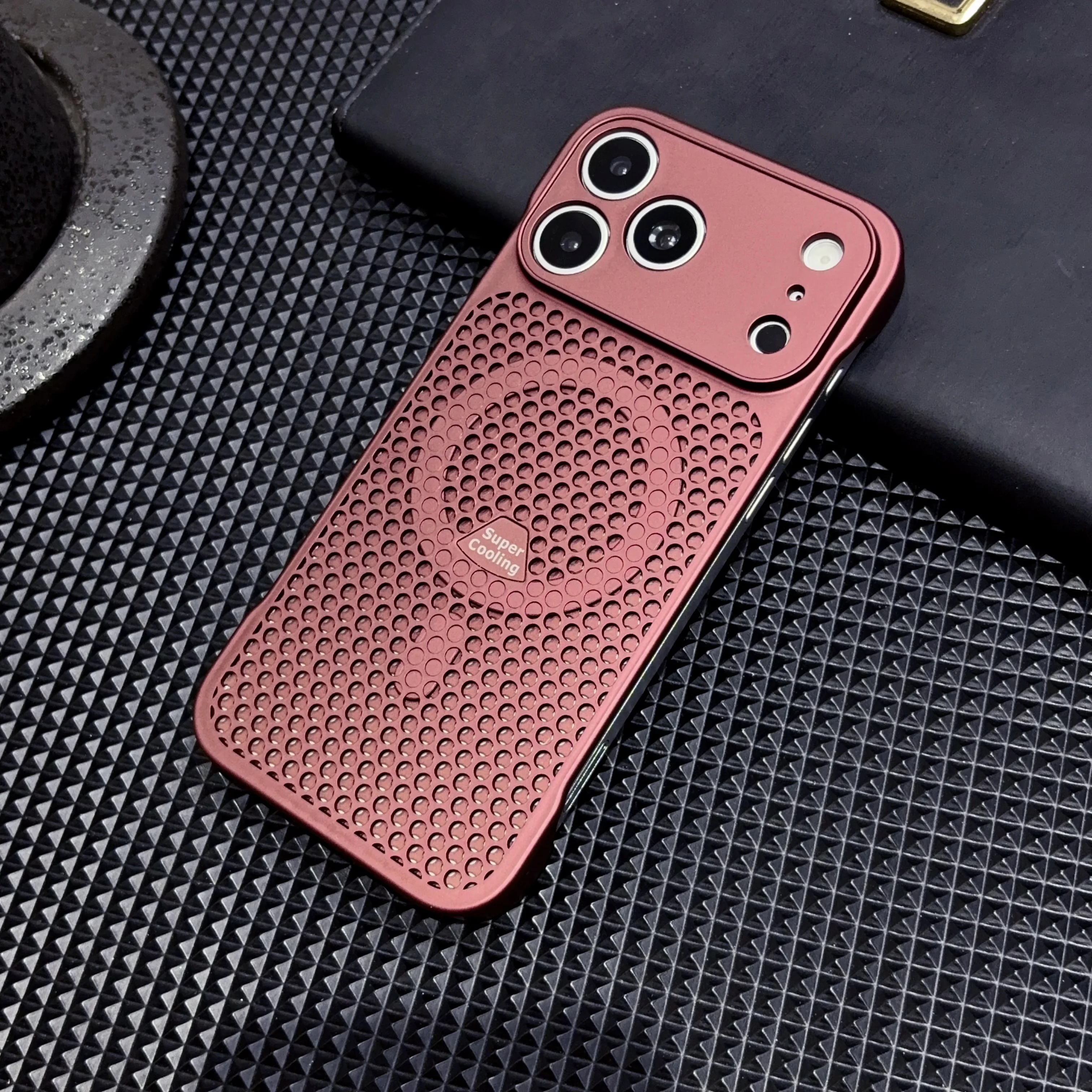 Luxury Magnetic Honeycomb Breathable Case - Matte Slim Frameless Cooling Cover