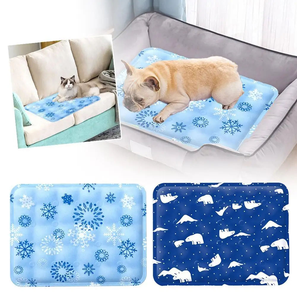 

Pet Dog Mat Summer Cooling Pad For Dogs Cat Blanket Sofa Breathable Pet Bed Mat Washable Self Cooling Cat Ice Pad Pet Suppl C7D5