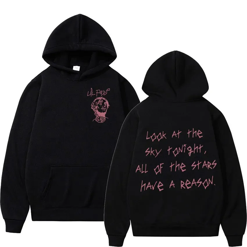 

Rapper Lil Peep Tour Concert Hoodie Men's Hip Hop Fashion Hooded Sweatshirt Unisex Casual Long Sleeve Hoodies Gothic Streetwear