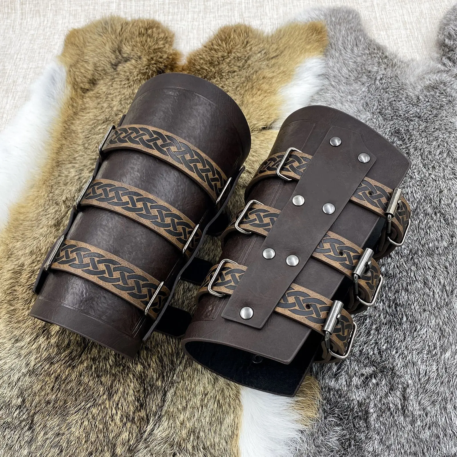 Guanti Da Samurai Steampunk Bracciale Per Armatura In Pelle Da Samurai Medievale Para Hombres Guanti Per Armatura Medievale Guanti Per Uomo Puntelli C