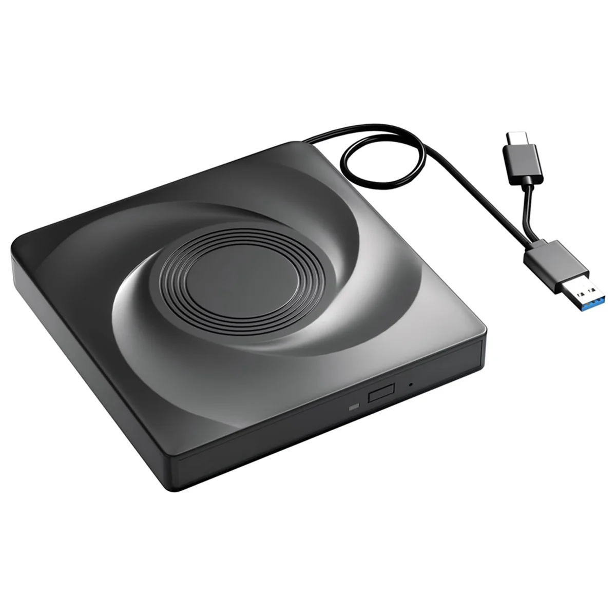 Hot sale External CD/DVD Drive Burner, CD ROM DVD Player Portable CD Reader for Laptop PC 11/10/7 Linux OS
