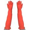 56cm  Dish Washing  Household Scrubbe Repeatable Kitchen Tool  Waterproof Acid and Alkali Resistant Long Rubber Gloves 3