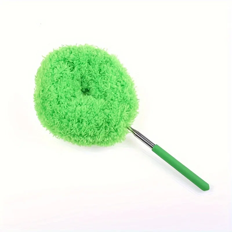12 'Long Handle Microfiber Ceiling Fan Dust Collector - Dust Lock, Easy Cleaning Brush - Removable Brush Head for Easy Cleaning 5
