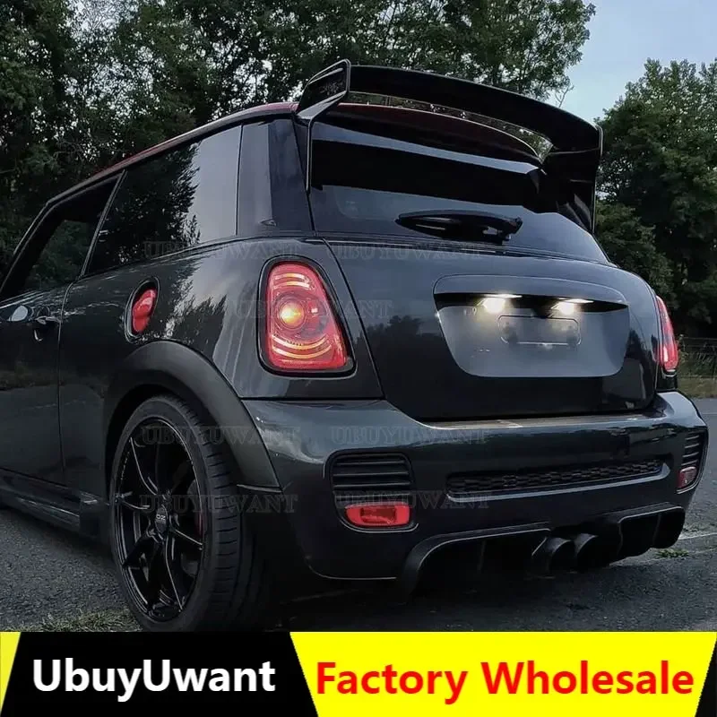 

For BMW Mini Cooper 06-13 R56 Ver.2.11/2.12 Type B JCW Style Carbon Fiber FRP Roof Spoiler Rear Wing Exterior Body Kits