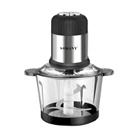 800W Electric Food Processor, 2L Meat Grinder Food Chopper & Vegetable Chopper, for Vegetables, Fruits, Meat, Nuts, Beans 1