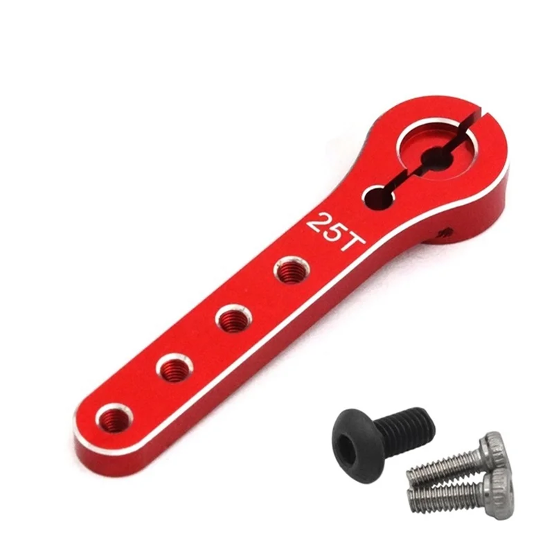 56Mm 25T Servo Braccio In Metallo Prolunga Servo Corno Per 1/10 Rc Crawler Car Boat Futaba Hsp Wltoys Axial Scx10 Traxxas Parts,1
