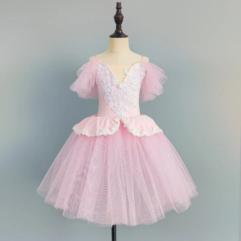 ملابس أطفال ملابس أداء الأميرة ملابس أطفال فستان باليه أنيق ثياب للفتيات ملابس الرقص أزياء المسرح