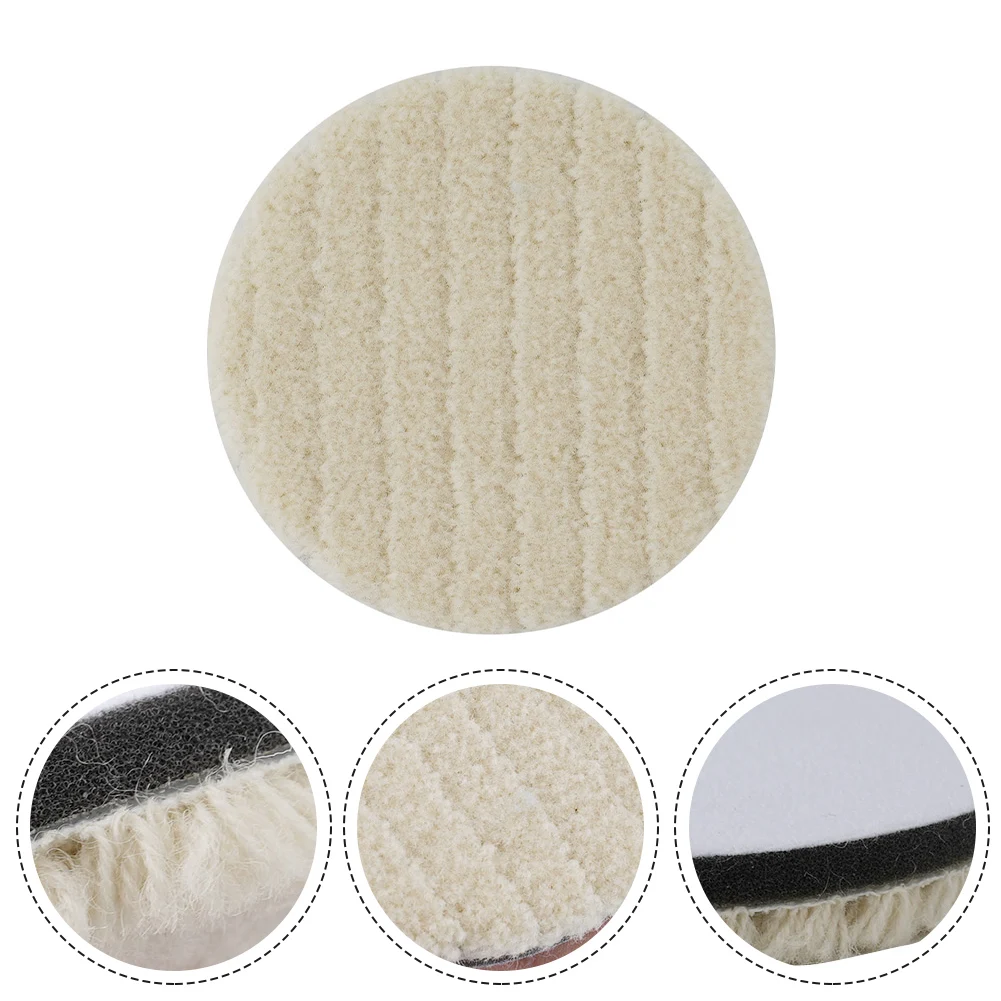 

3 Inch Car Polishing Wool Pad Buffer Pad Woolen Buffing Sponge Polishing Pad For Car Auto Polisher Buffer Car Accessories