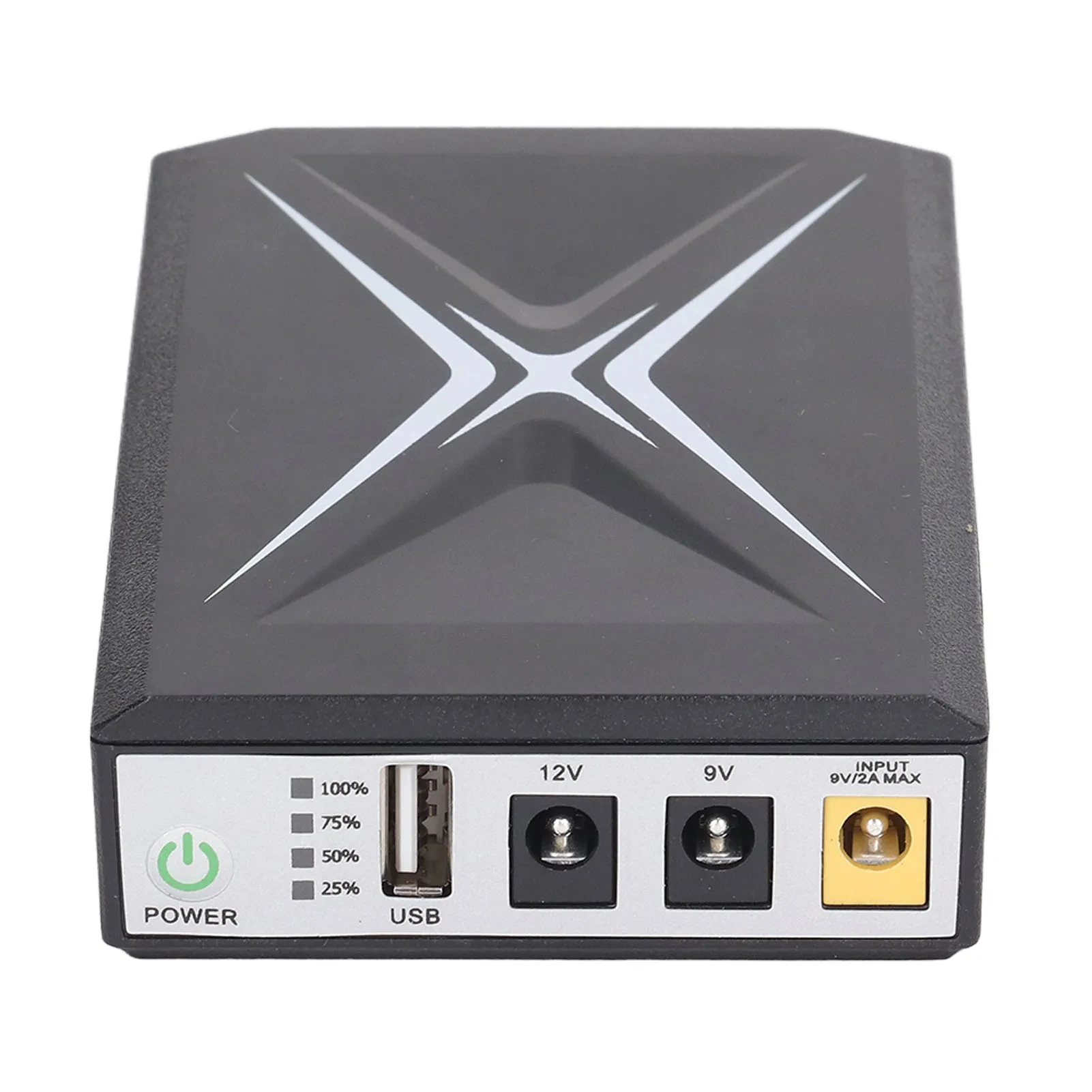 DC UPS Battery Backup 10400mAh 5V 9V 12V 2A 15V 24V 1A Output Uninterruptible Power Supply 85‑265V UPS Battery Backup EU Plug
