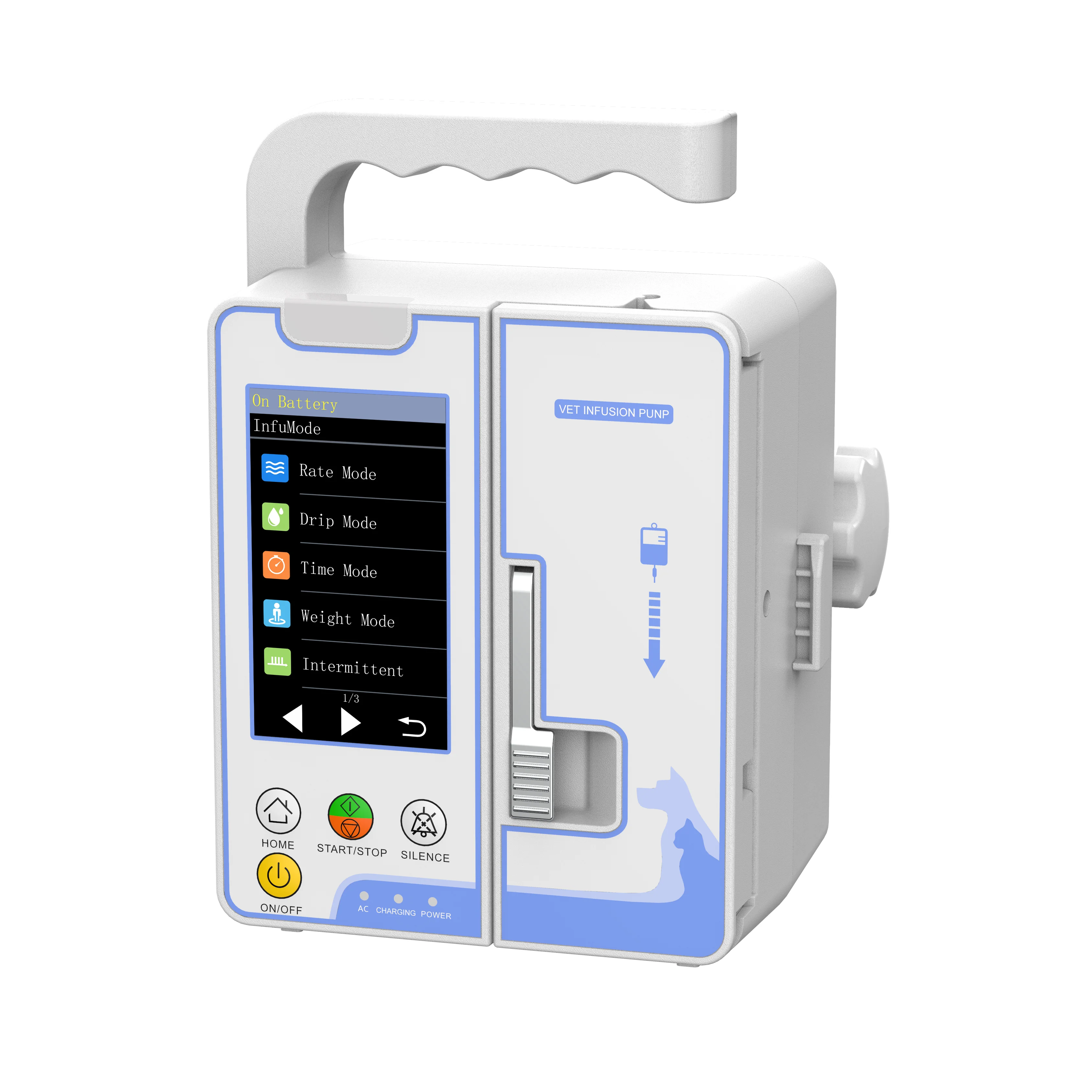 

Veterinary Medical Equipment Electric Syringe Infusion Pump Animal Vet Clinic Touch Screen Infusion pump