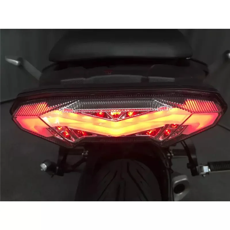 

Светодиодный задний фонарь, Тормозные Сигналы поворота, встроенная фара для YAMAHA MT-10 FZ-10 MT09, трассировщик 900/GT 2016-2020, дым