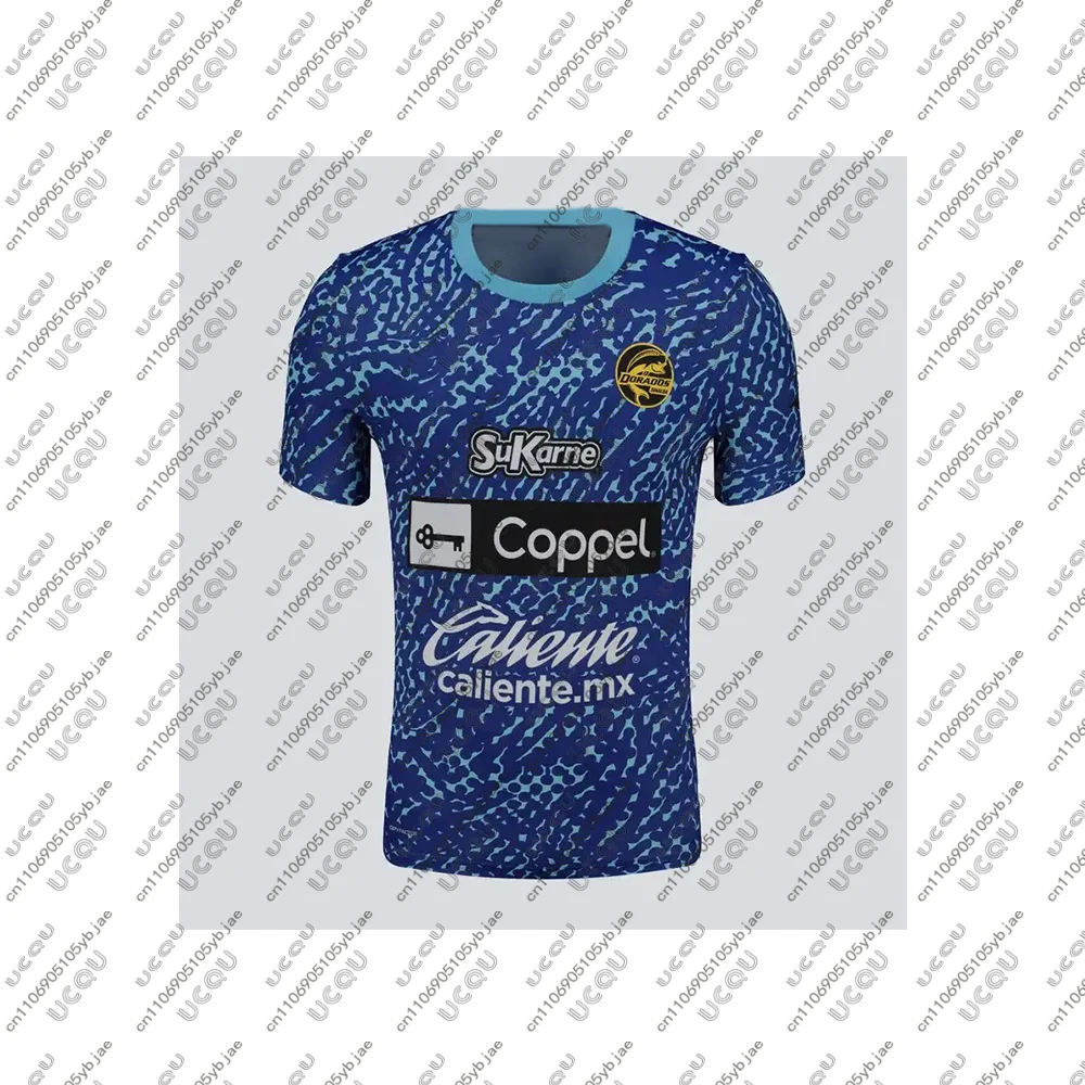 2025-26 남성 소년 성인 홈 축구 유니폼 세 번째 축구 스포츠 원정 빠른 건조 통기성 선물 D-도라도스 데 시날로아