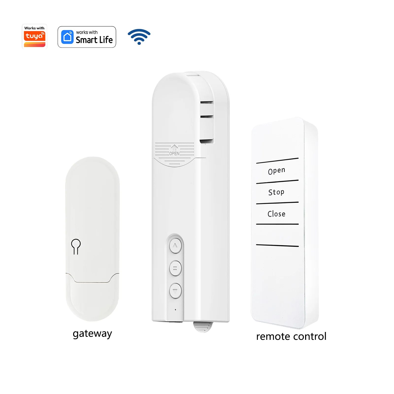 محرك ستائر ذكي واي فاي/زيجبي/بلوتوث بالطاقة الشمسي...