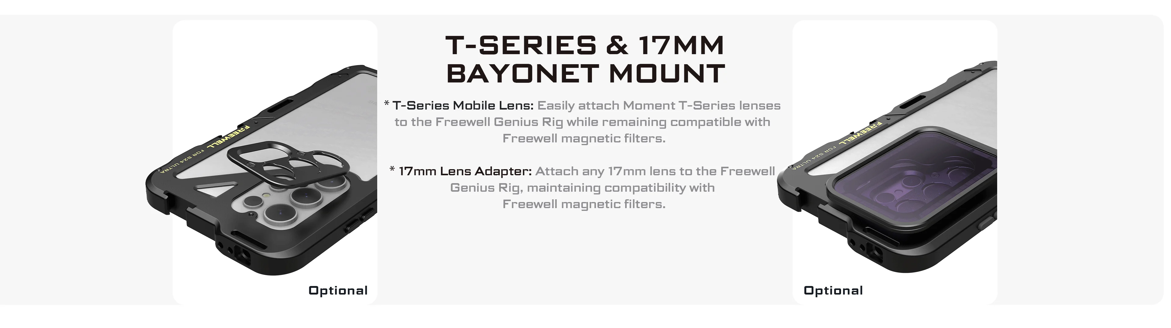 Freewell Multifunction Phone Protection Rig Cage Tripod and Monopod for Samsung