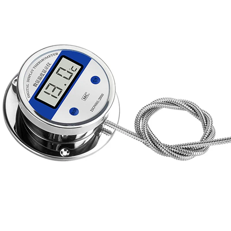 High Precision Digital Thermometer with Probe Electronic Digital Water  Meter Temperature Measuring Instrument 10m Cable