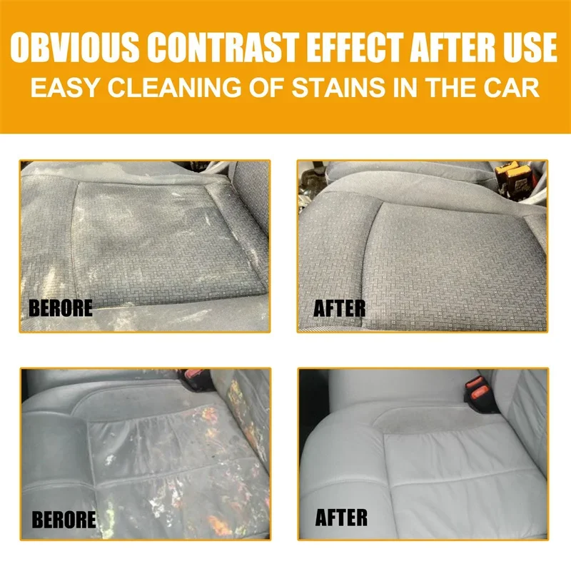 Multifunctional Leather Seat Foam Cleaner Car Interior Stain Remover Spray Foam Maintenance Car Wash Cleaner Car Cleaner Car Cleaner Spray Interior Cleaner Foam Cleaner Spray