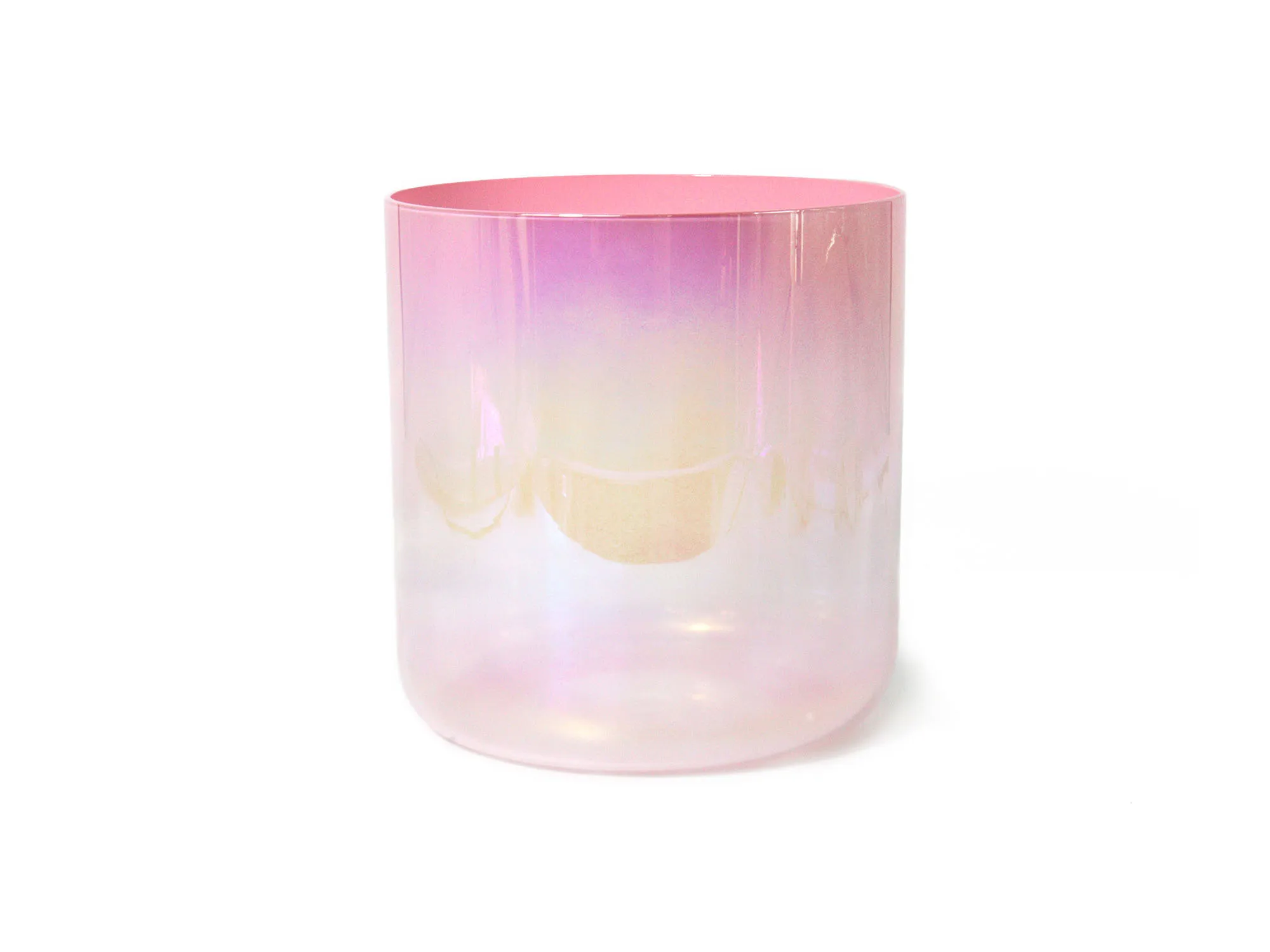 

Alchemy Peach Pink Gradient Crystal Singing Bowl Crystal Bowl Buddhist Bowl Percussion Instrument Music Chant Bowl