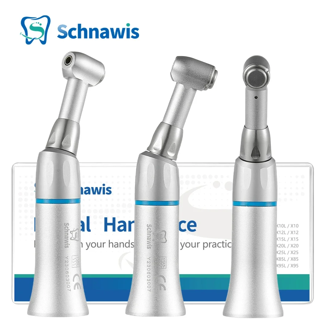 

Schnawis Push Button Dental Slow Low Speed Handpiece Contra Angle For Dental Lab Equipment Micromotor Polishing Tool instrument