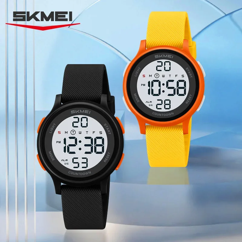 SKMEI 2427 Colorful Children Digital Kids Wristwatches Waterproof Sport Child Electronic Watch Boy Girl Shockproof Montre Enfant