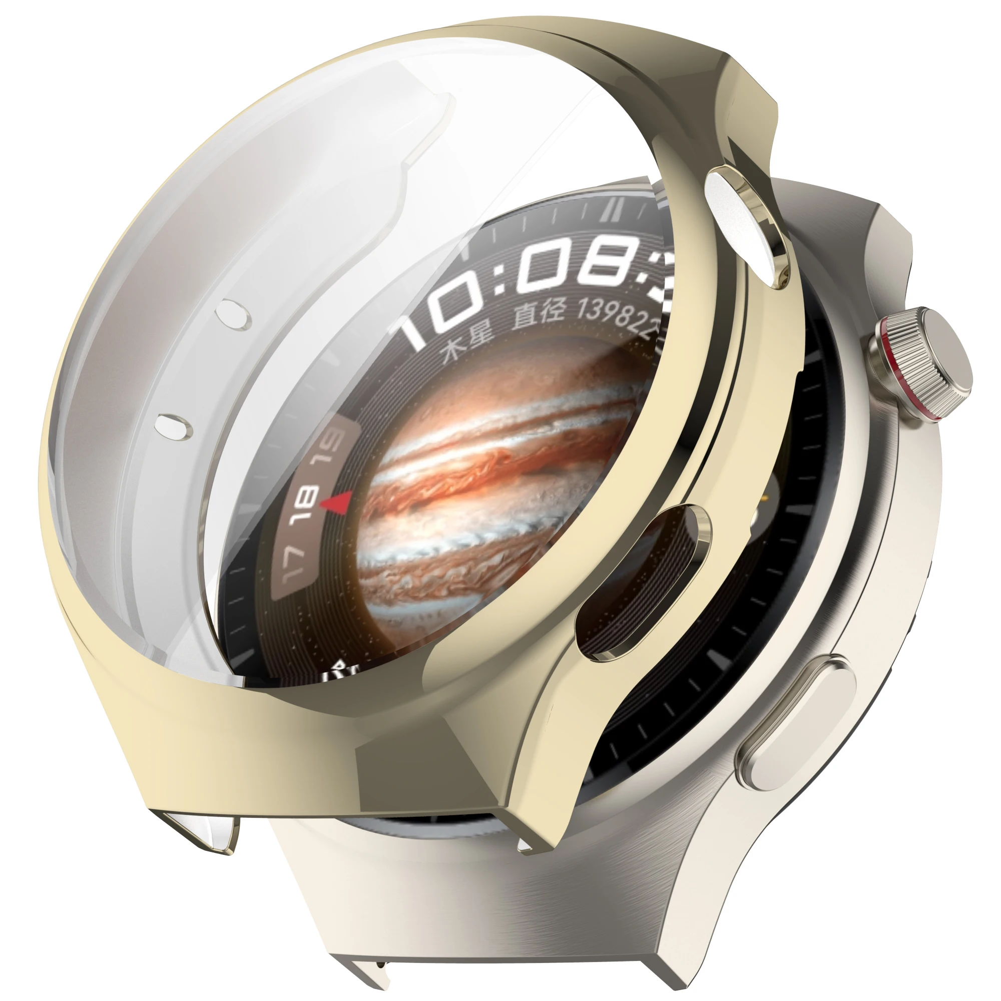 Enhanced TPU Protective Shell Case for Huawei Watch 4 Pro – Full Coverage Bumper Accessory