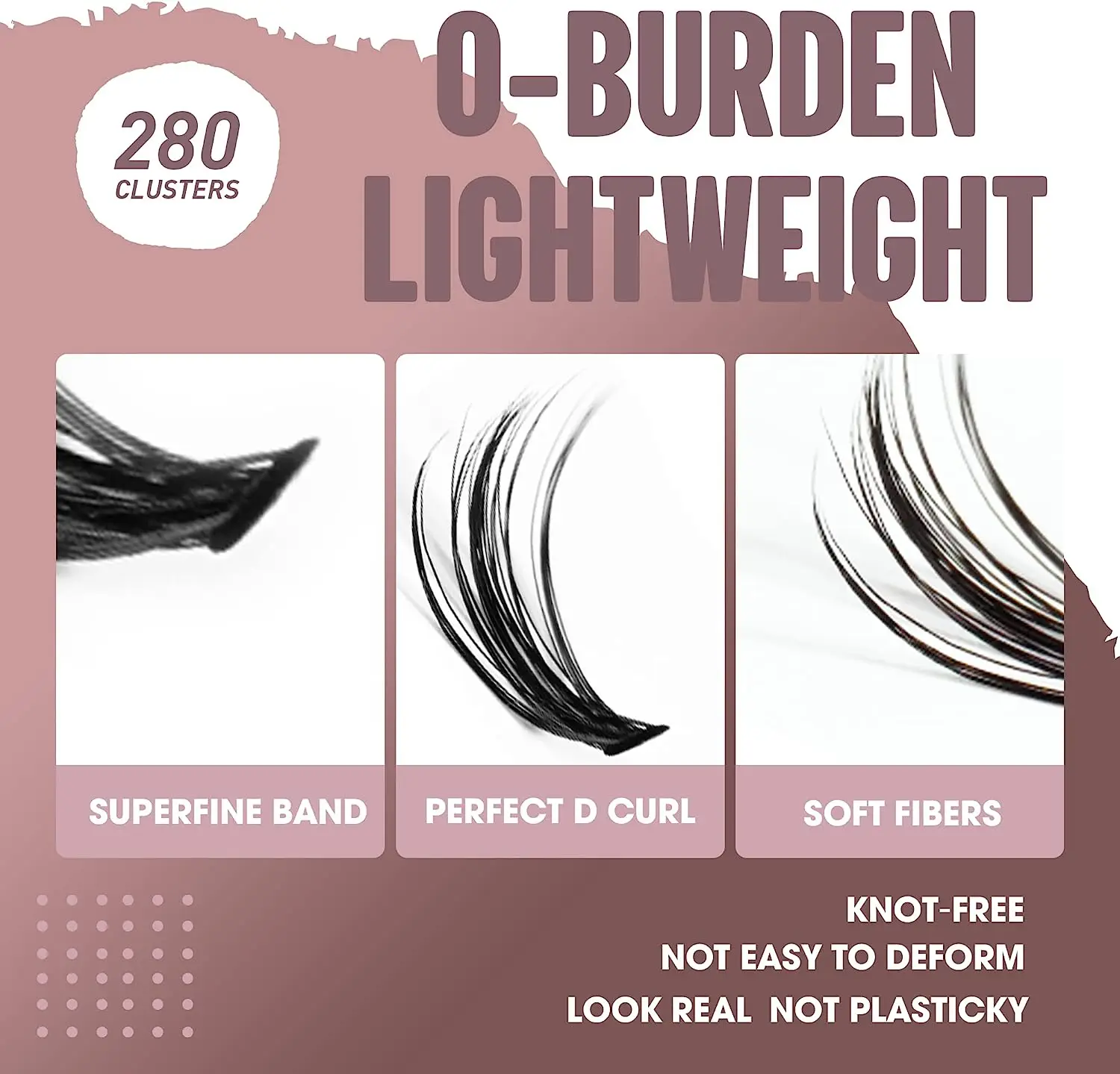 Eyelash Extension 280pcs Individul Claster Eyeash Extension 30D/40D Mix Length DIY Cluster Lashes