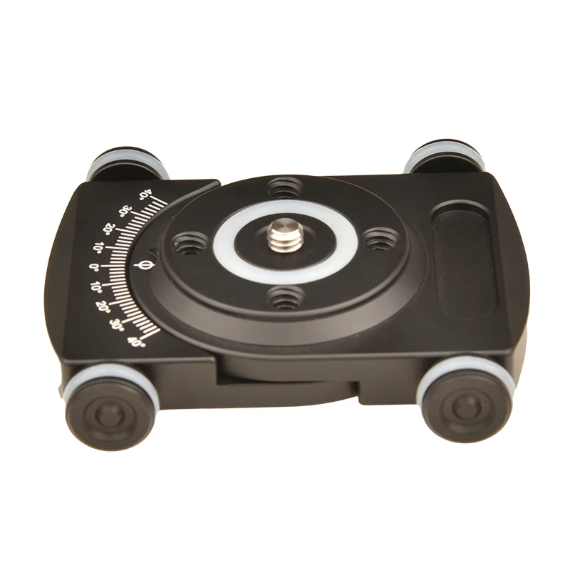 Camera Slider Dolly with Ball Head Phone Clamp Tabletop Dolly Manual Skater with 360&deg; Panorama for Mirrorless Camera Smartphone