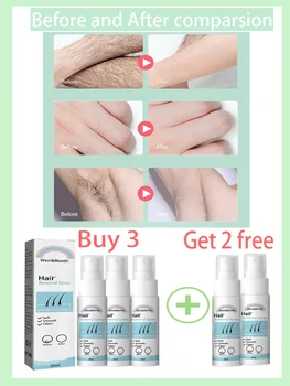 Eliminates Body Hair Spray Permanent Hair Removal  Safe for legs arms underarms and bikini area Moisturizing Slower Regrowth