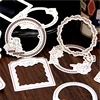 Journal GO 30pcs Flowers Frame Paper Scrapbooking Boarder Photo Paper Collage Card Decor Junk Journal Album DIY Materials 1
