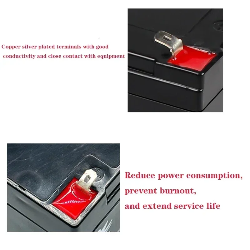 6V2.8AH Battery Rechargeable lead-acid Accumulator for Fire Light Table Lamp Electronic Scale