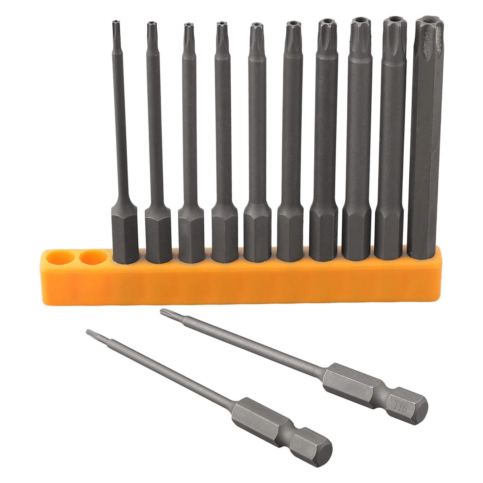 

12pcs 75mm Torx Screwdriver Bit 1/4 Hex Shank Screwdrivers Bits T5 T6 T7 T8 T9 T10 T15 T20 T25 T27 T30 T40 Hand Tools