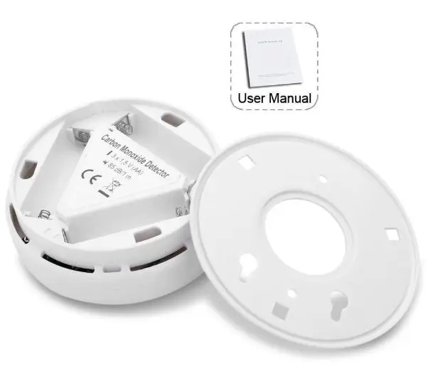 Carbon Monoxide Alarm Carbon Monoxide Detector SmartYIBA LCD Photoelectric Independent CO Gas Sensor 85dB Warning High Sensitive Carbon Monoxide Detector Alarm CO Sensor