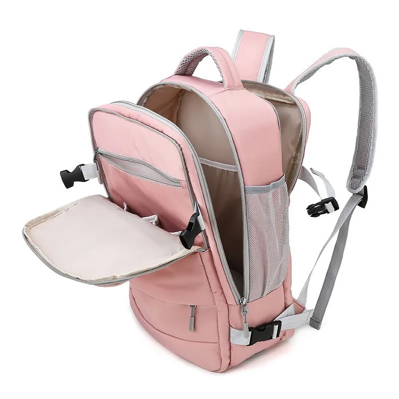 

Multifunctional Travel Backpacks for Women Trekking Mountaineering Bag USB Charging Port Backpack Dry and Wet Separation