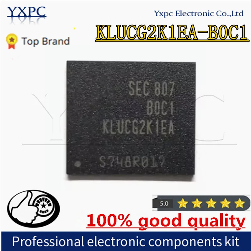 Klucg2K1Ea-B0C1 Muslimb B0C1 64Gb Bga153 Emmc 64G Chipset Di Memoria Flash Ic Con Palline