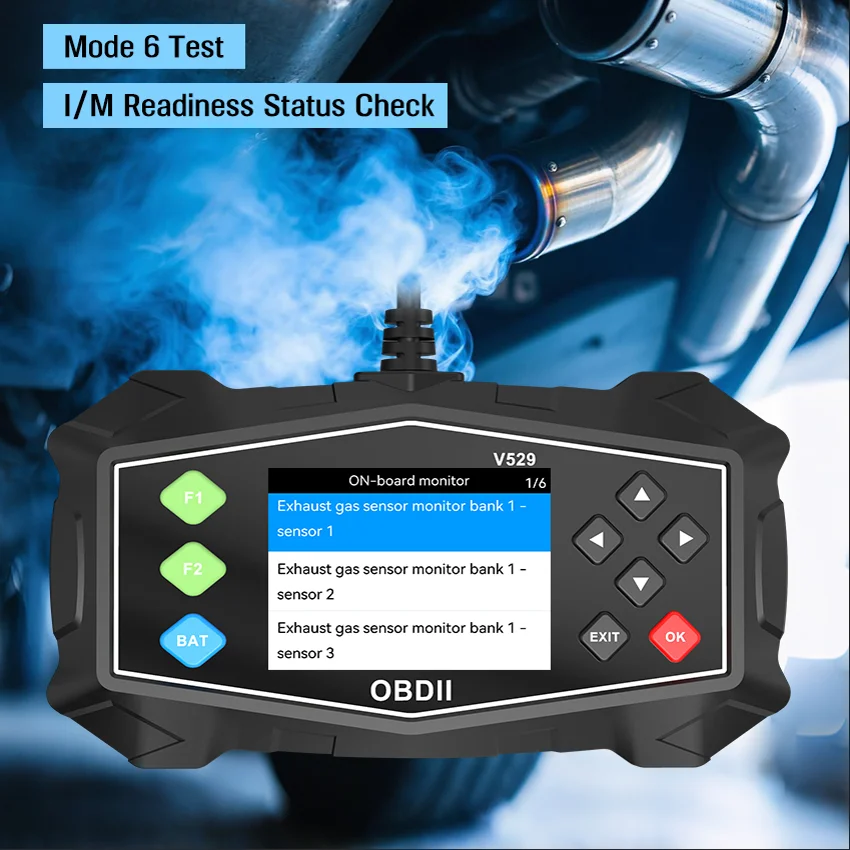 Strumenti Diagnostici OBD2 per Auto, Lettore di Codici di Errore, Tester Batteria OBD II, Lettore Codici, Controllo Sistema Motore, Lettura Informazioni Veicolo - Image 6