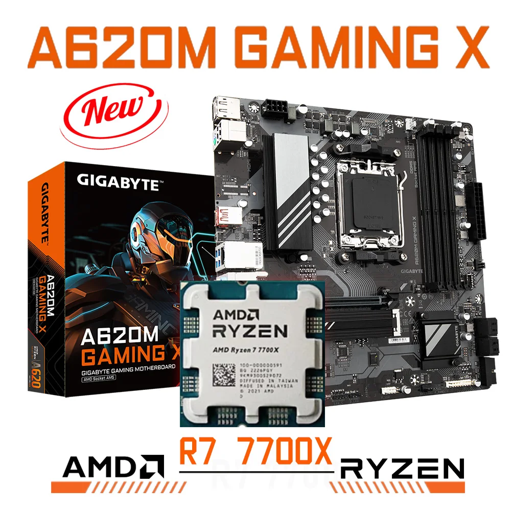 Gigabyte Am5 Cpu Motherboard Combo A620m Gaming X Ddr5 Kit, 51 OFF
